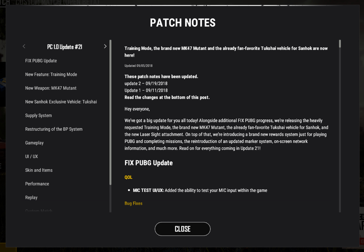 绝地求生patch Notes是什么意思 绝地求生patch Notes查看地址介绍 游戏吧