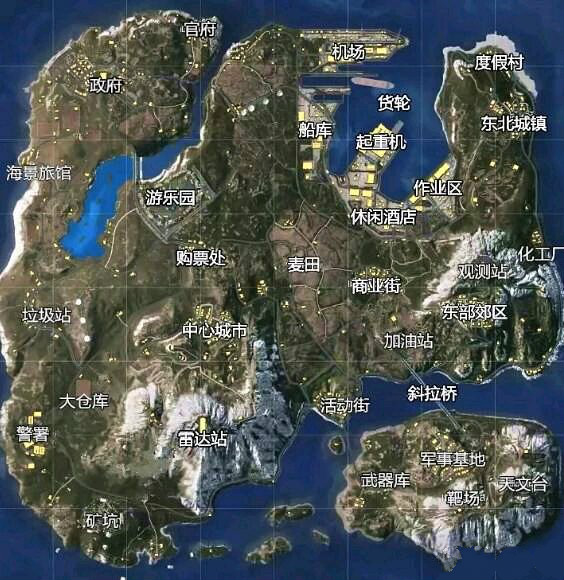 海岛地图高清 原型图片