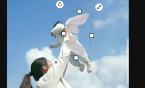 抖音抱小孩有翅膀特效怎么弄 视频宝宝带翅膀视频拍摄教程