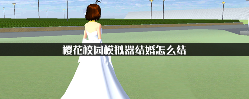 樱花校园模拟器结婚怎么结