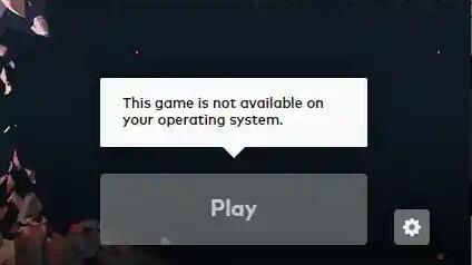 无畏契约This game is not available on your operating system解决办法